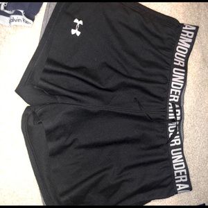 under armour athletic shorts two pairs!!!